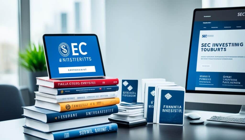 SEC website, investing books, podcasts, financial websites